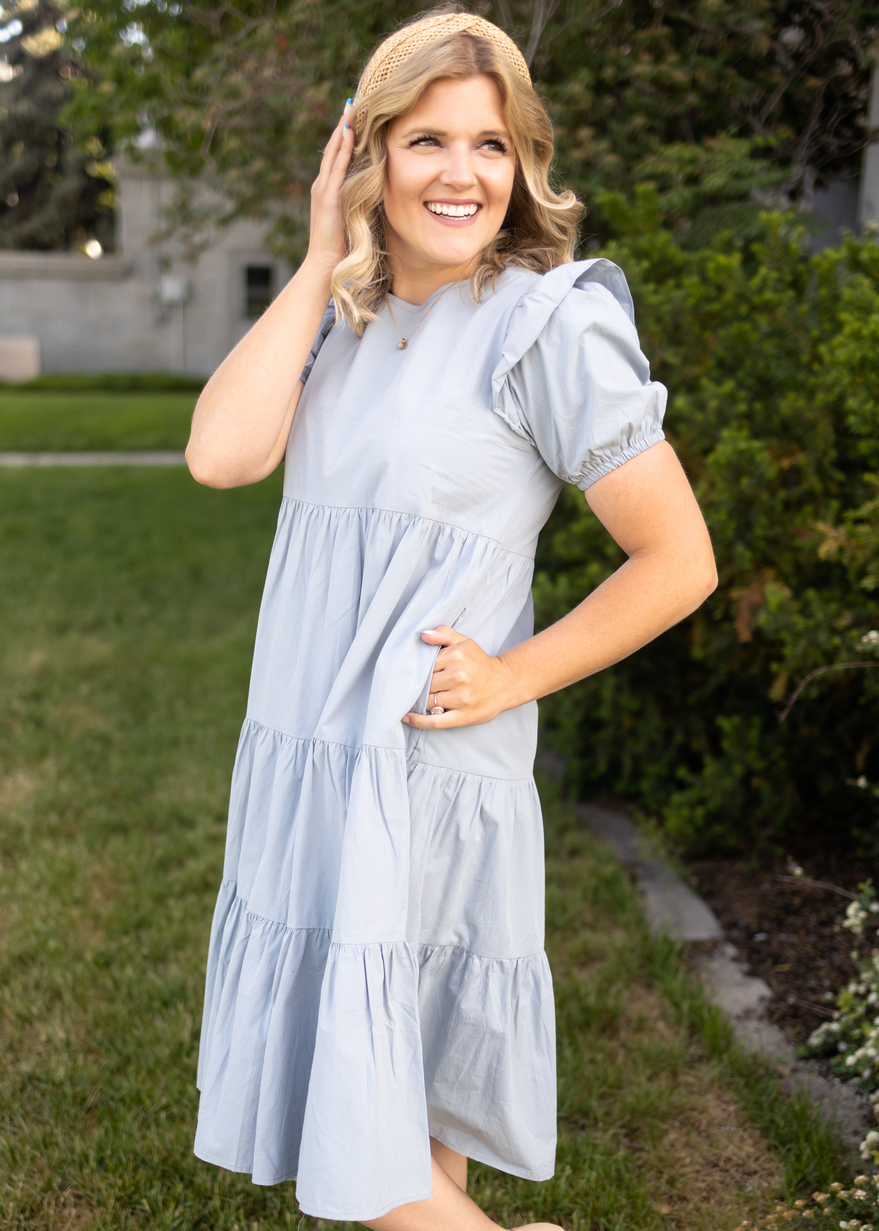 Talia Stone Blue Dress