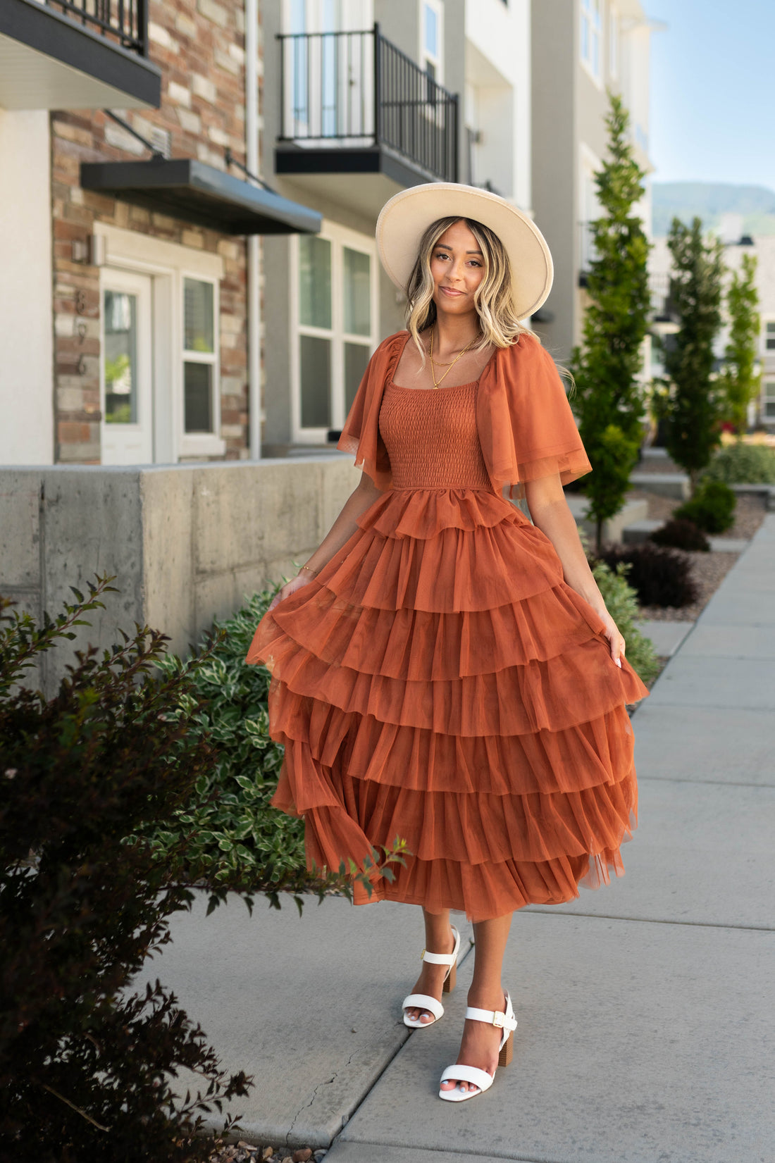 Tatum Rust Dress