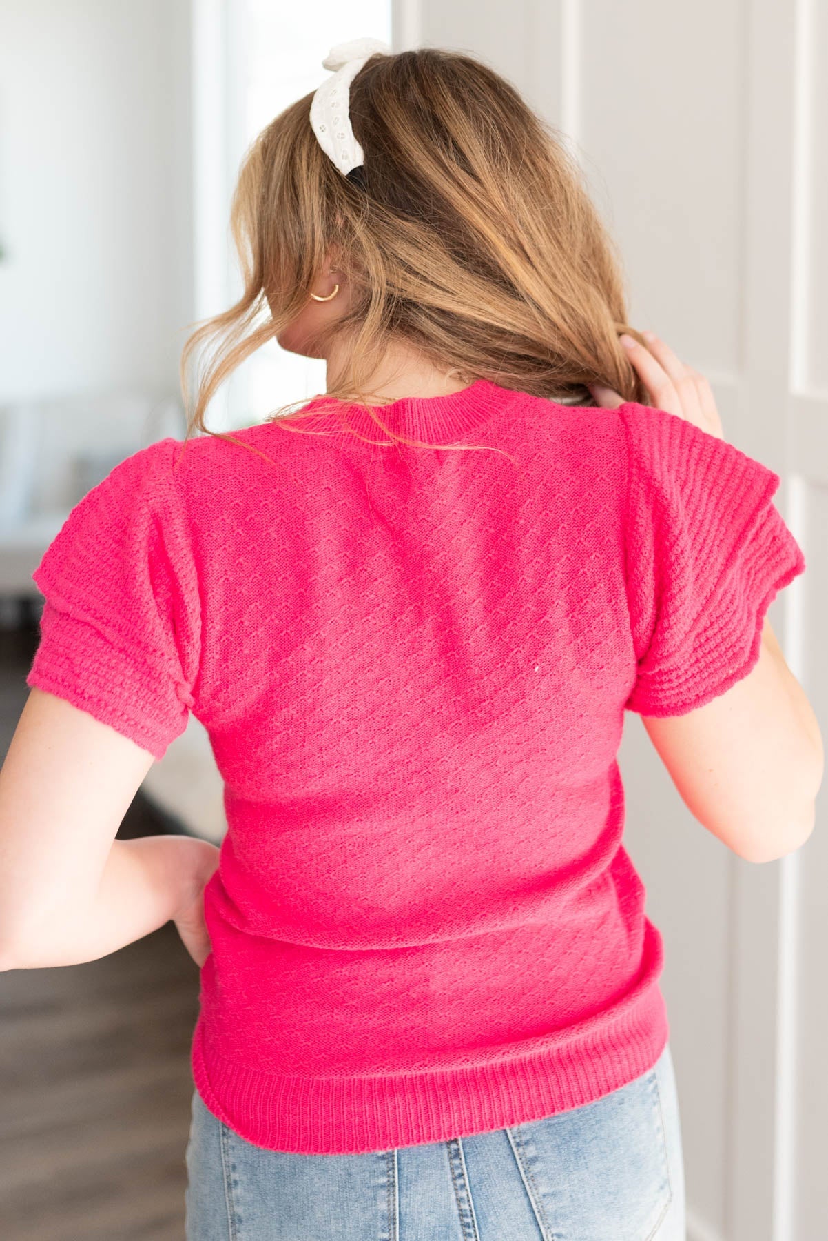 Taytum Fuchsia Sweater Top