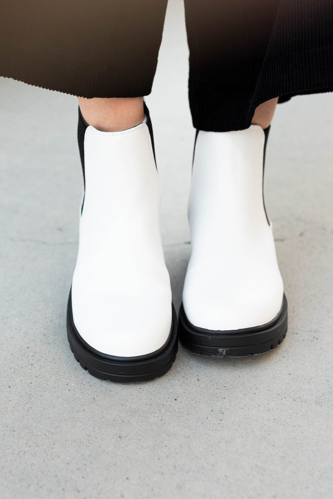 Teri White Chelsea Boots