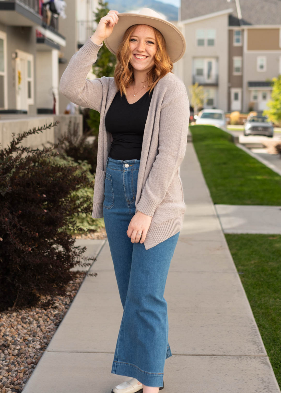 Thea Light Mocha Cardigan