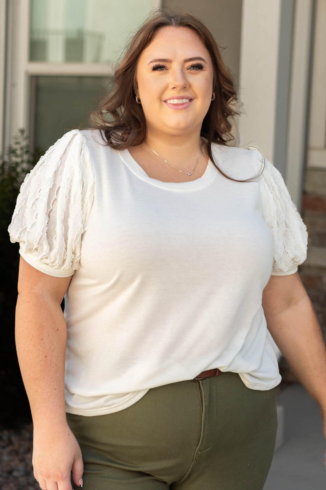 Tyra White Top