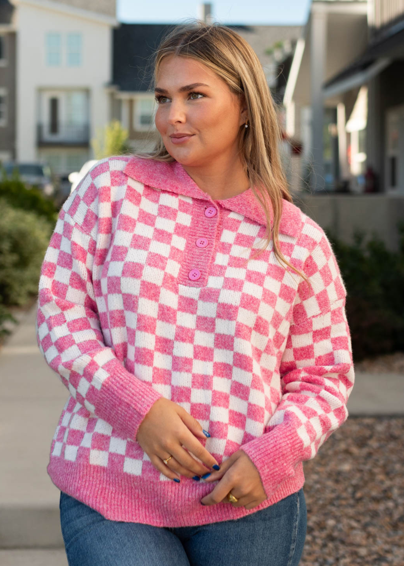 Tyree Pink Pullover