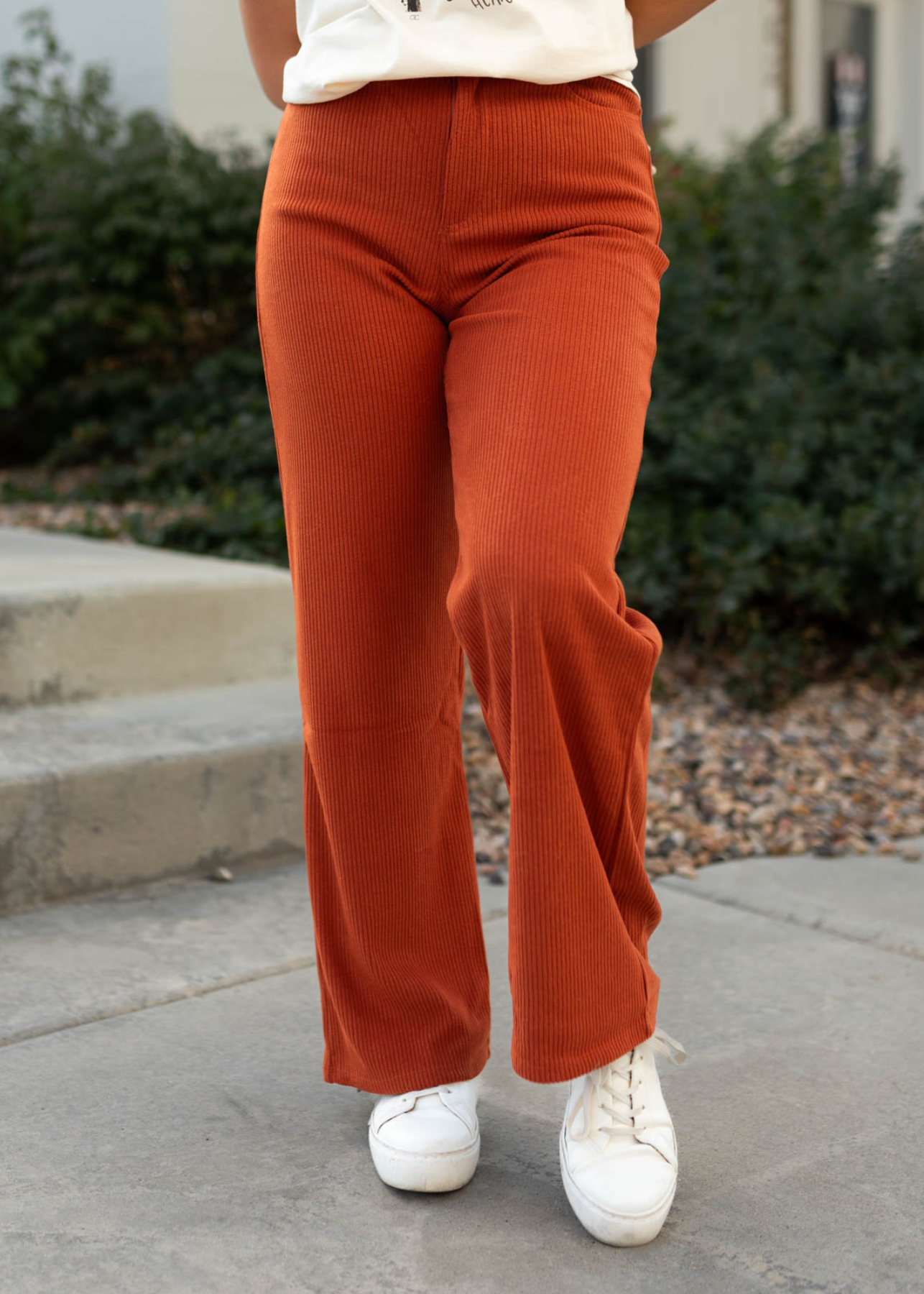 Valerie Rust Corduroy Pants