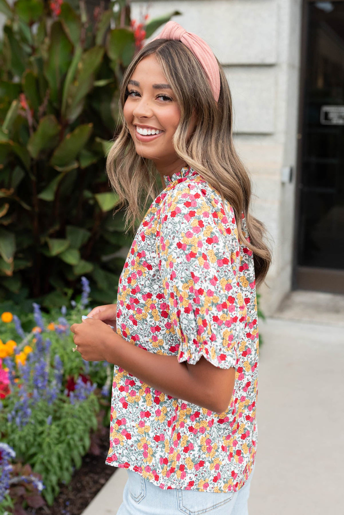 Valery Multi Floral Top