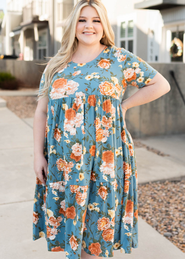 Vanessa Denim Tiered Dress