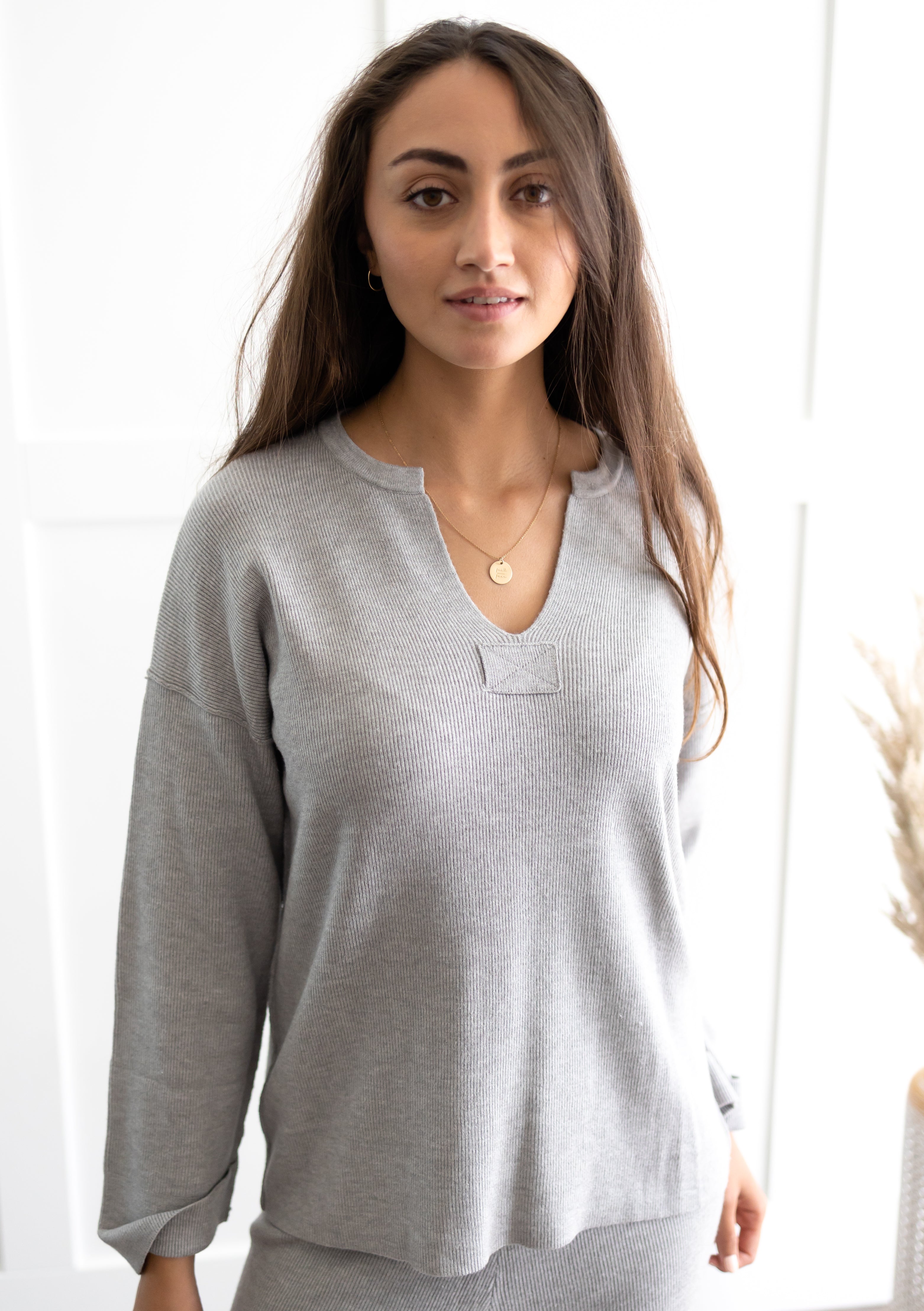 Verena Grey Knit Set