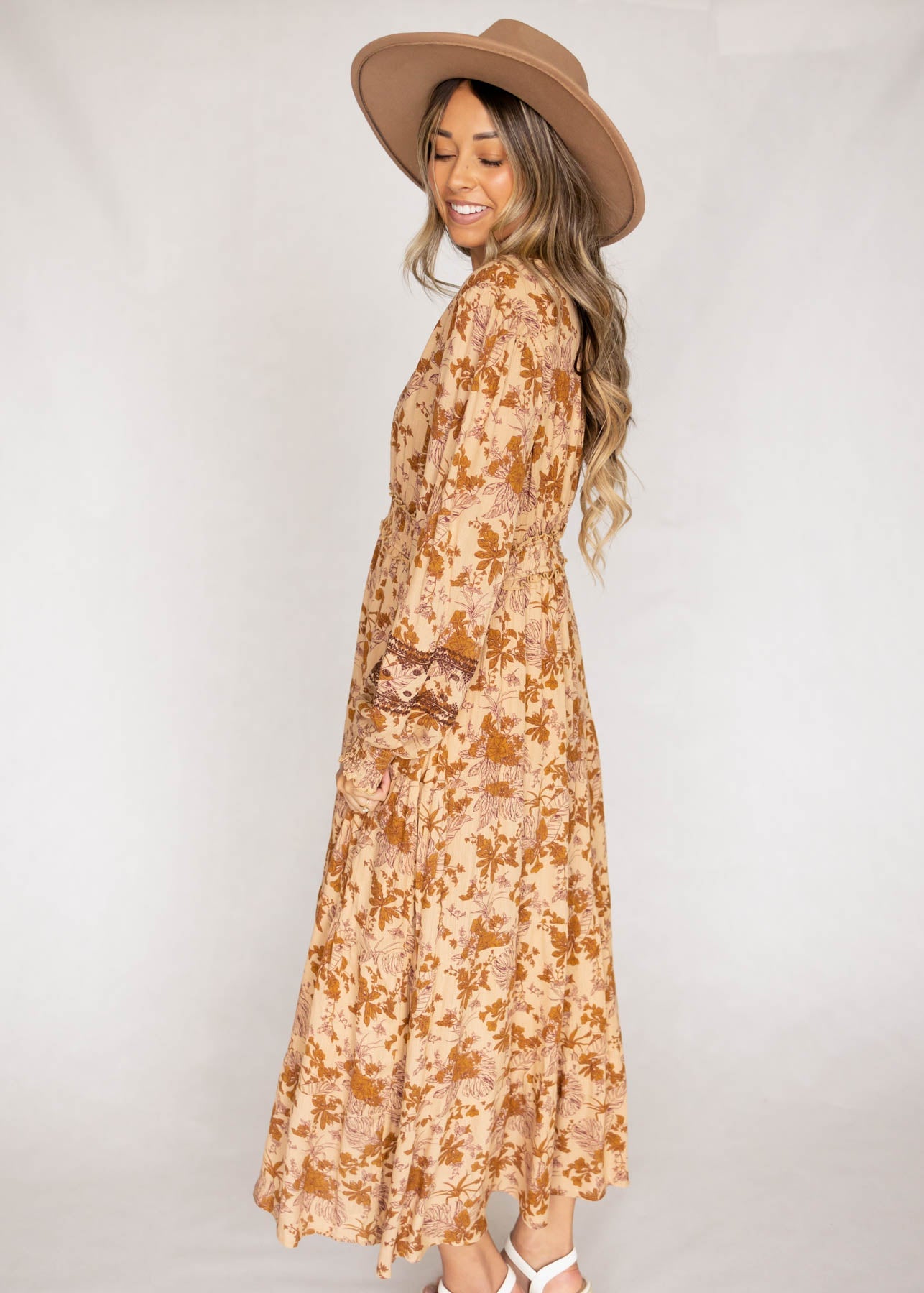 Verona Camel Dress