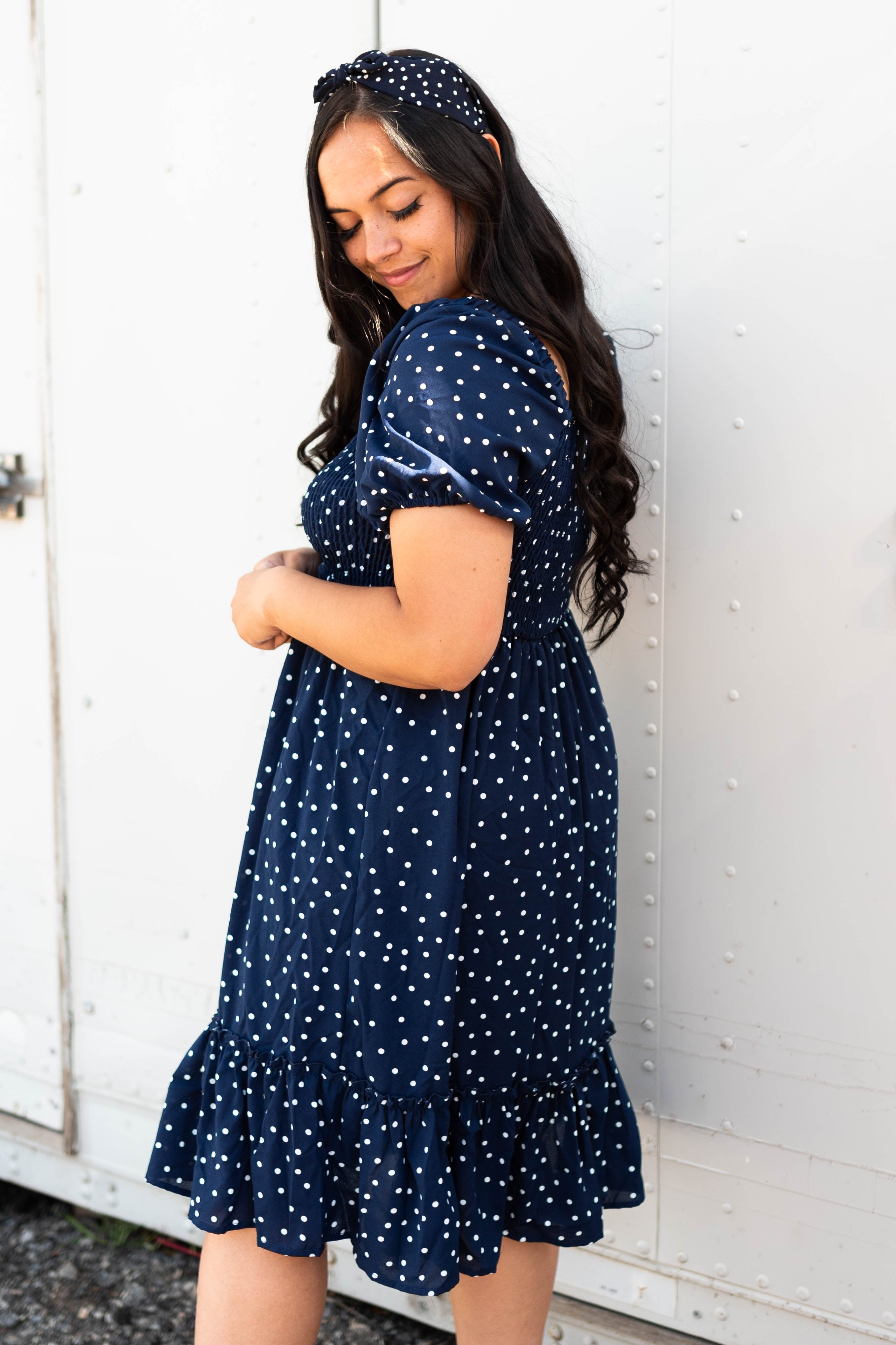Viola Navy Dress