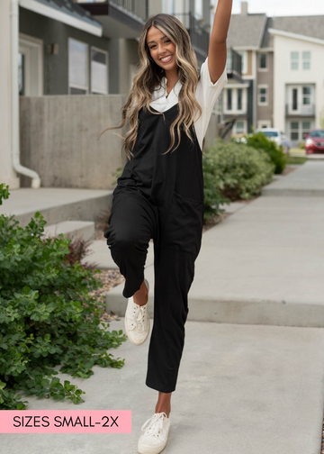 Virginia Black Jumpsuit