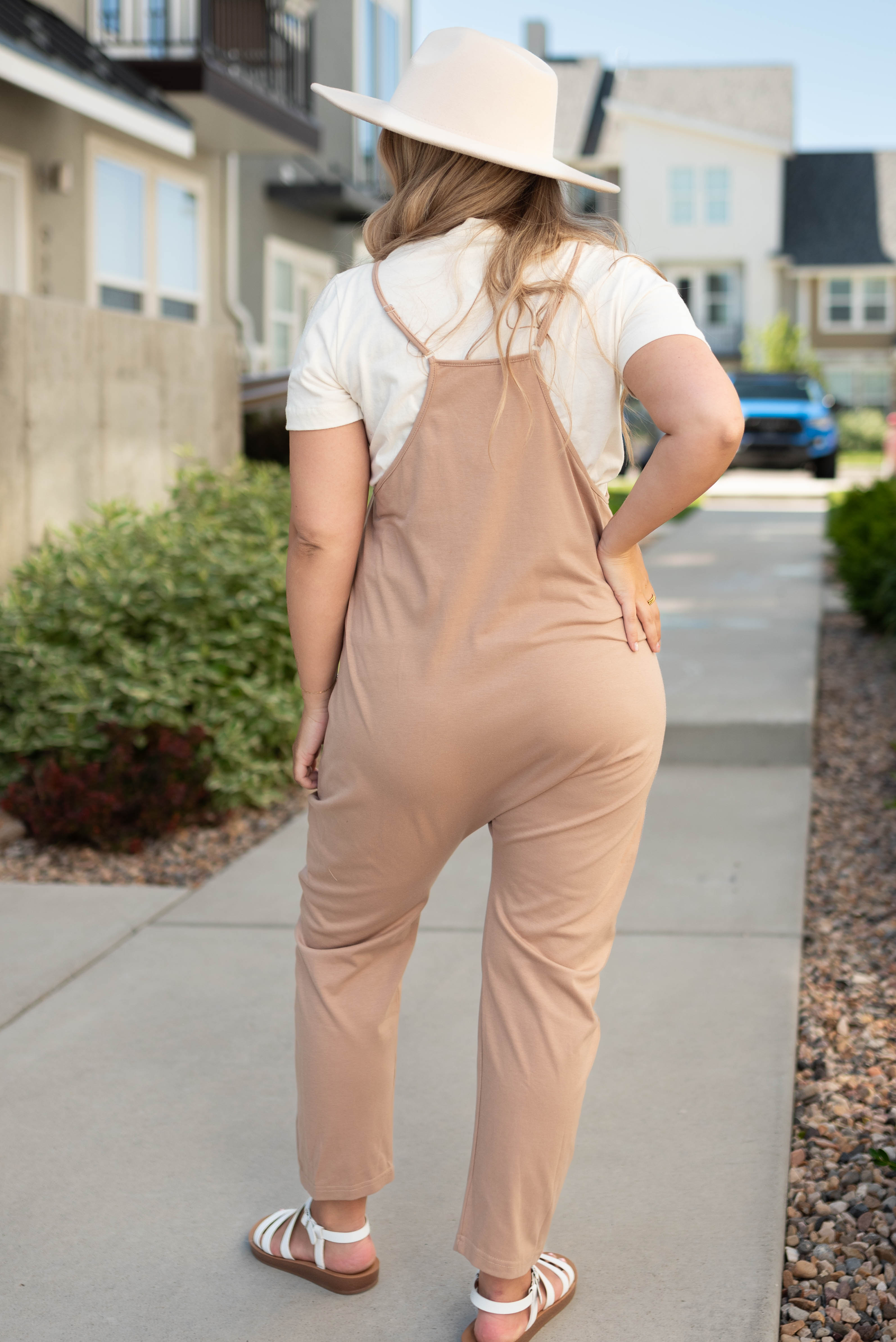 Virginia Taupe Jumpsuit