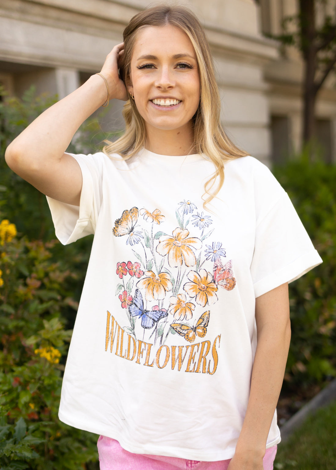 Wildflowers White Tee