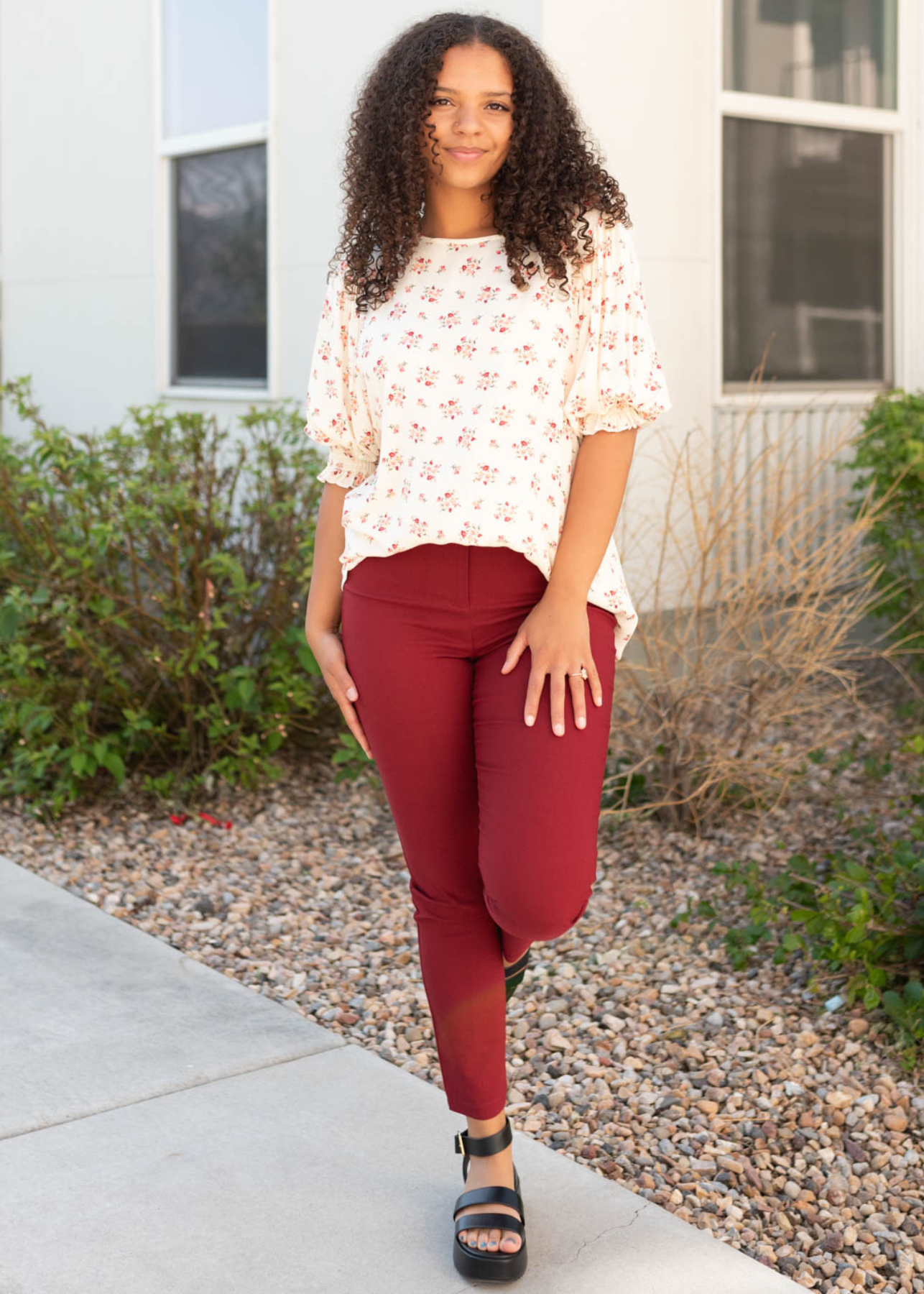 Willow Berry Red Pants