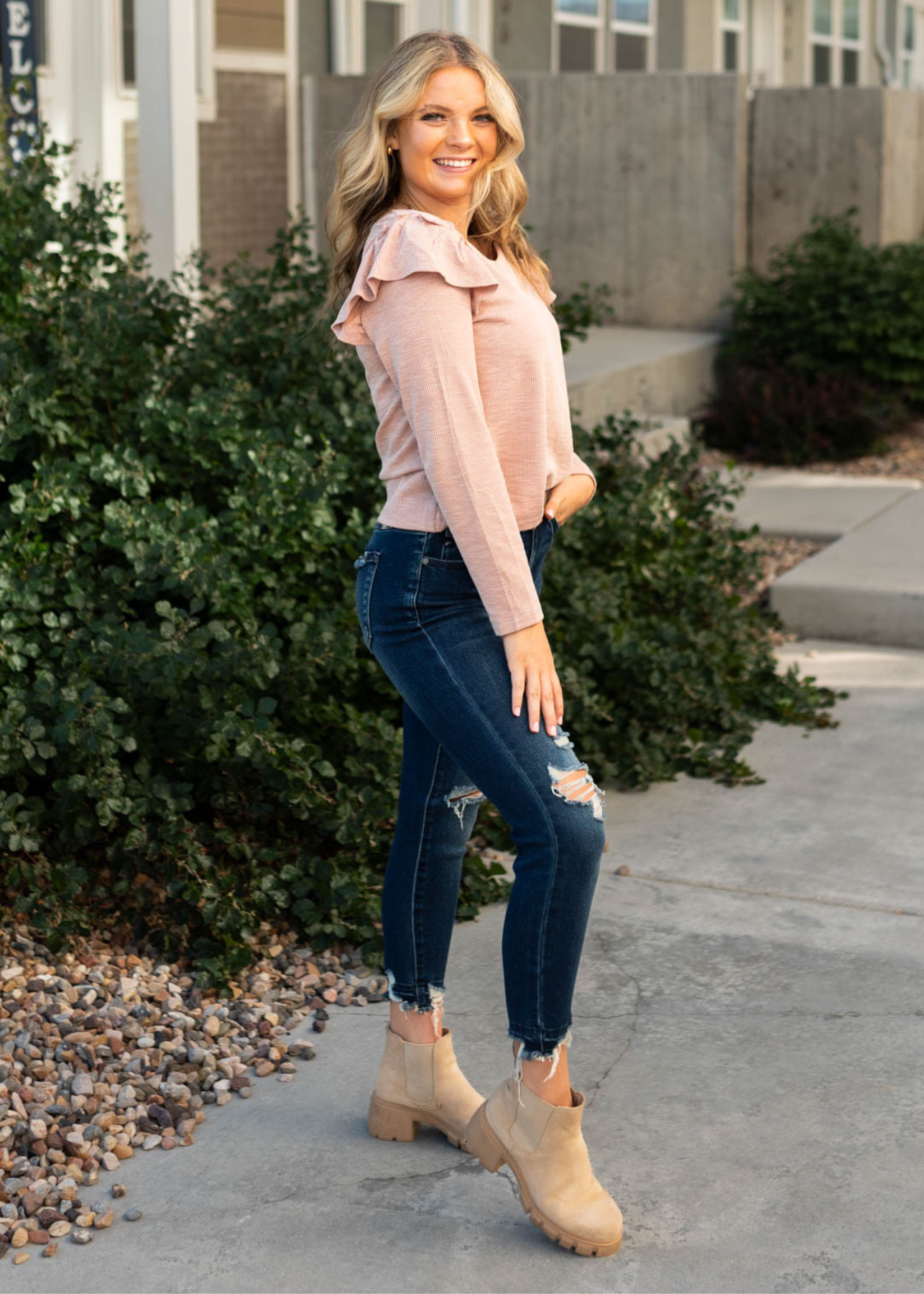 Yvette Mauve Top