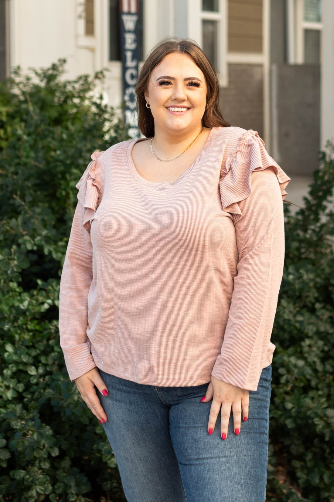 Yvette Mauve Top