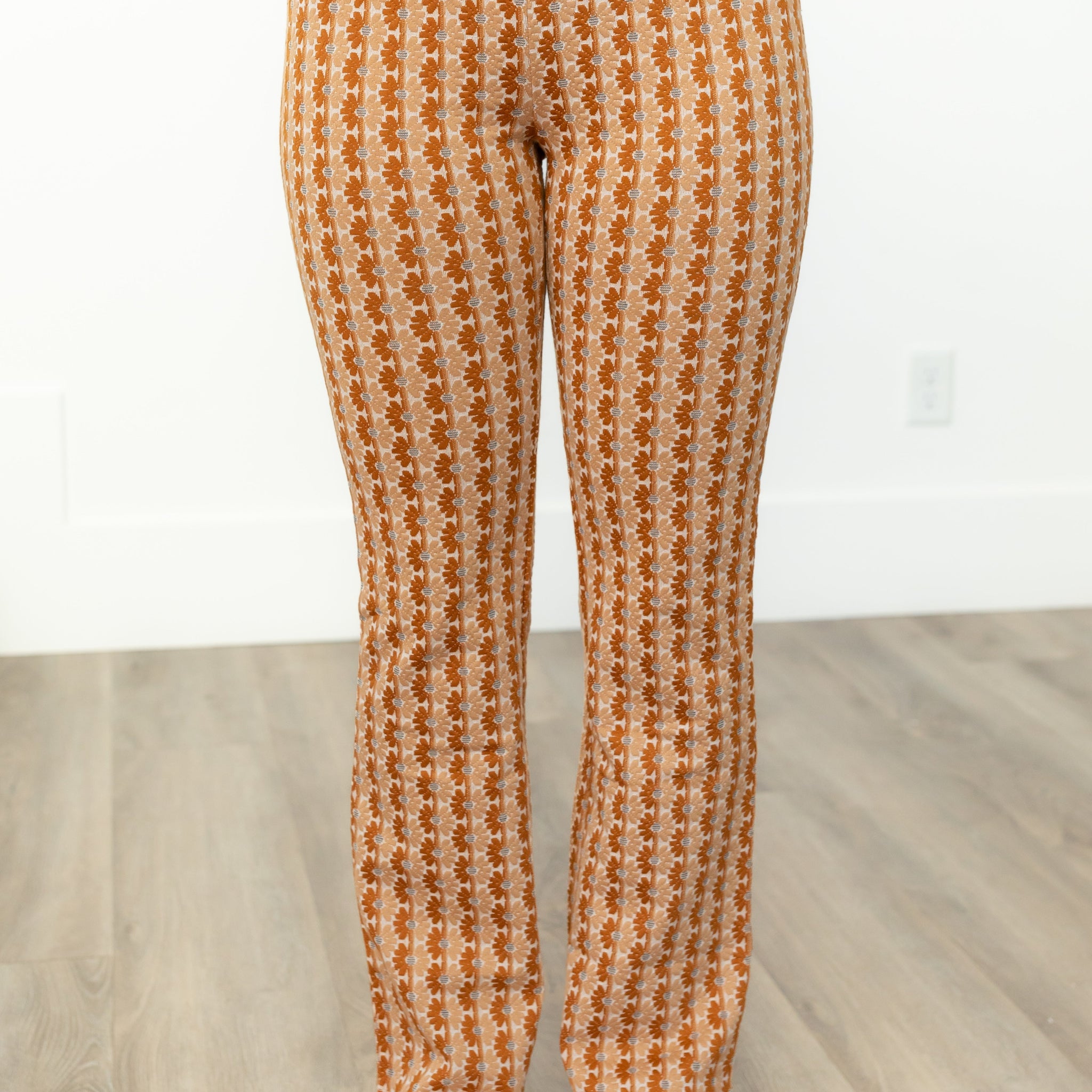 Yvonne Brown Floral Pants