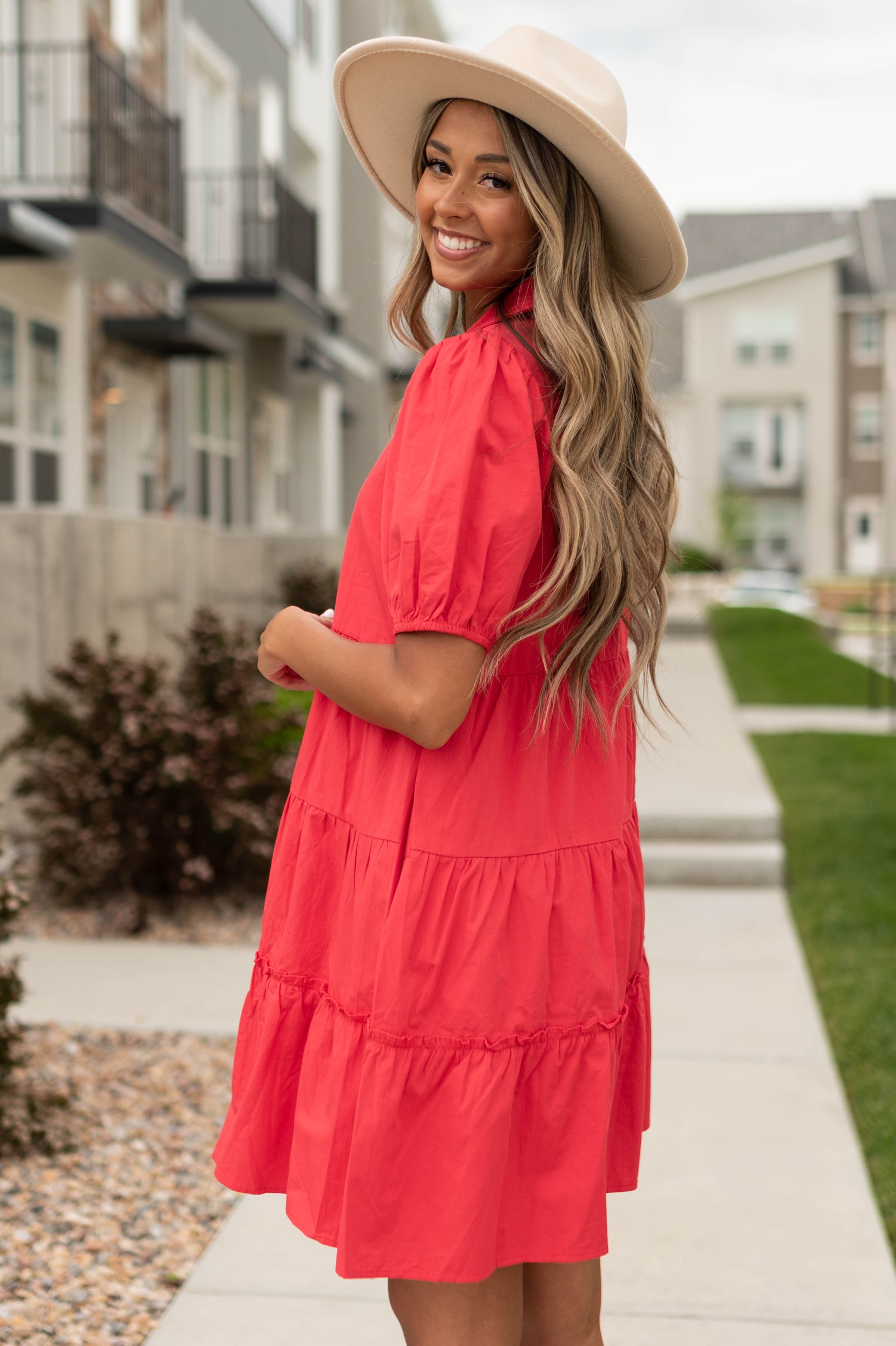 Zayla Red Dress
