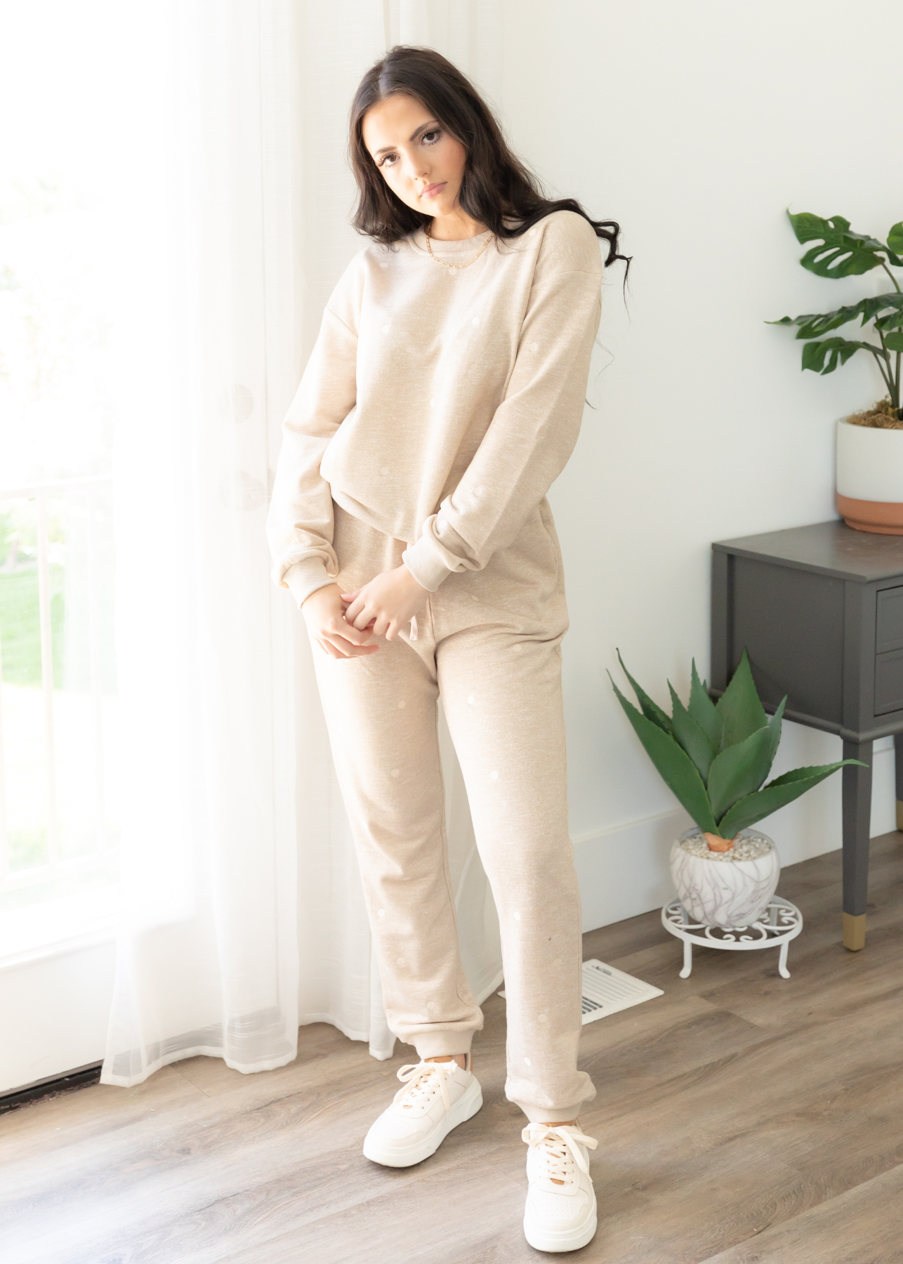 Zita Oatmeal Sweatpants