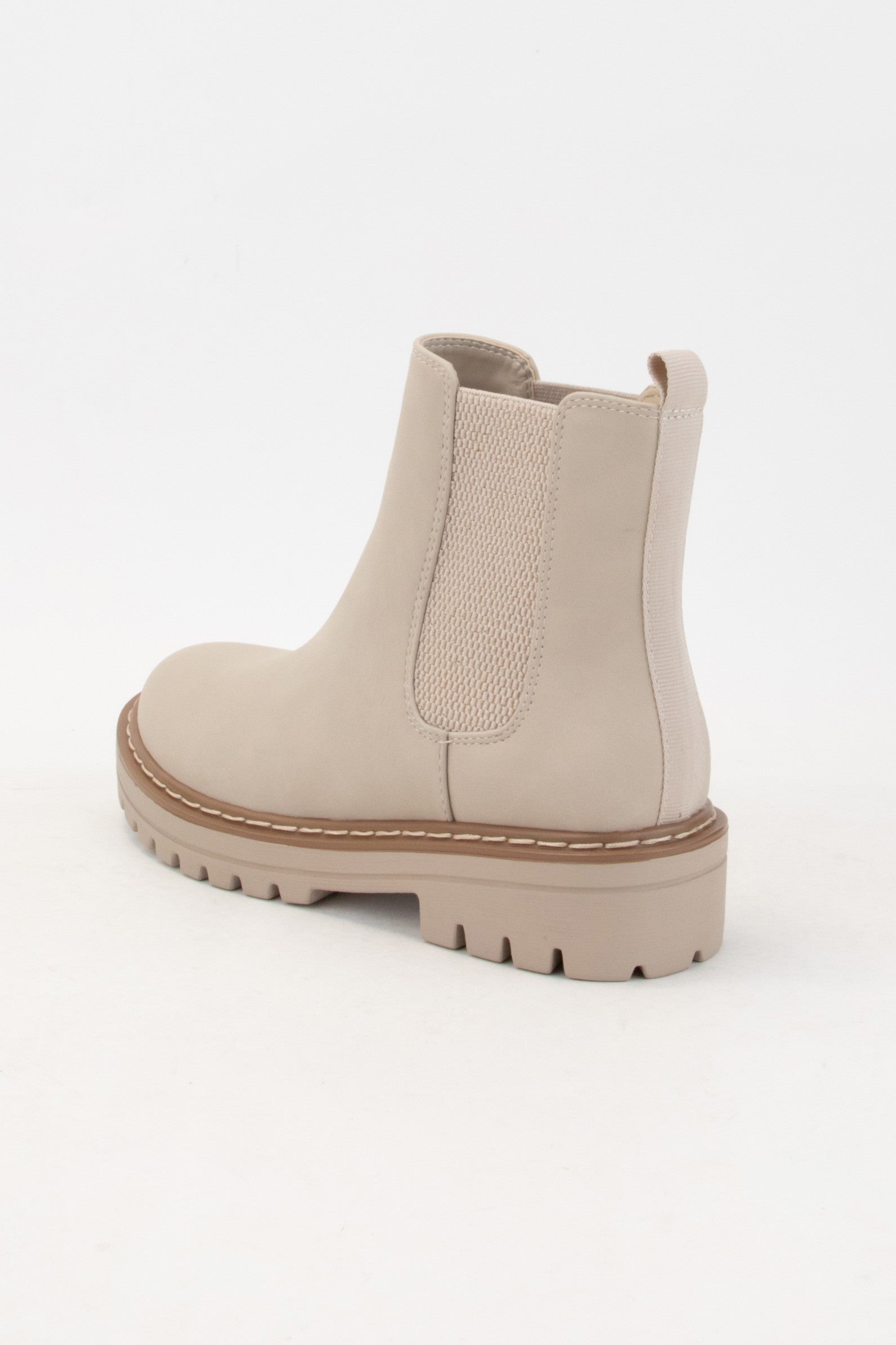 Teri Sand Chelsea Boots