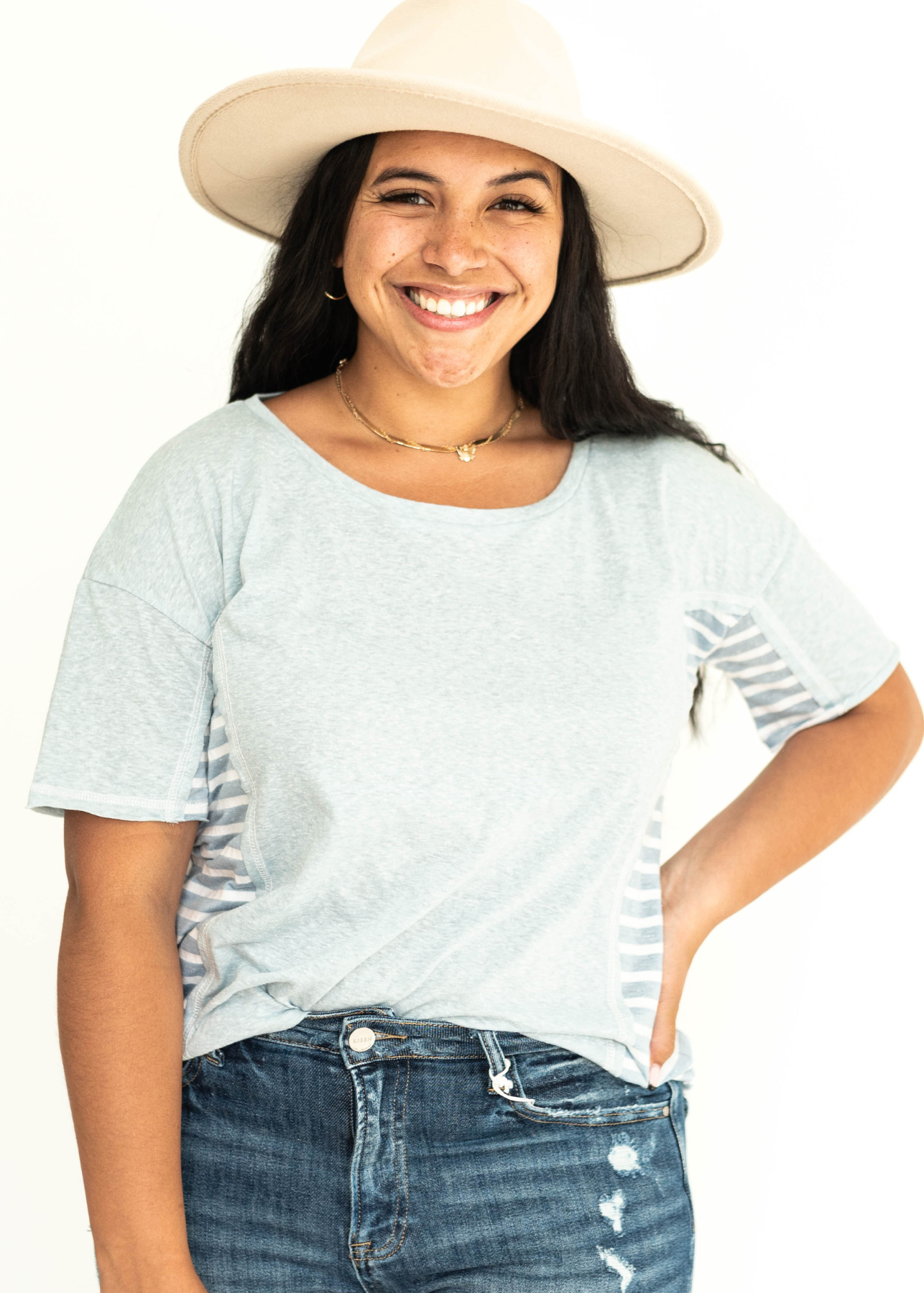 Matilda Soft Blue Top
