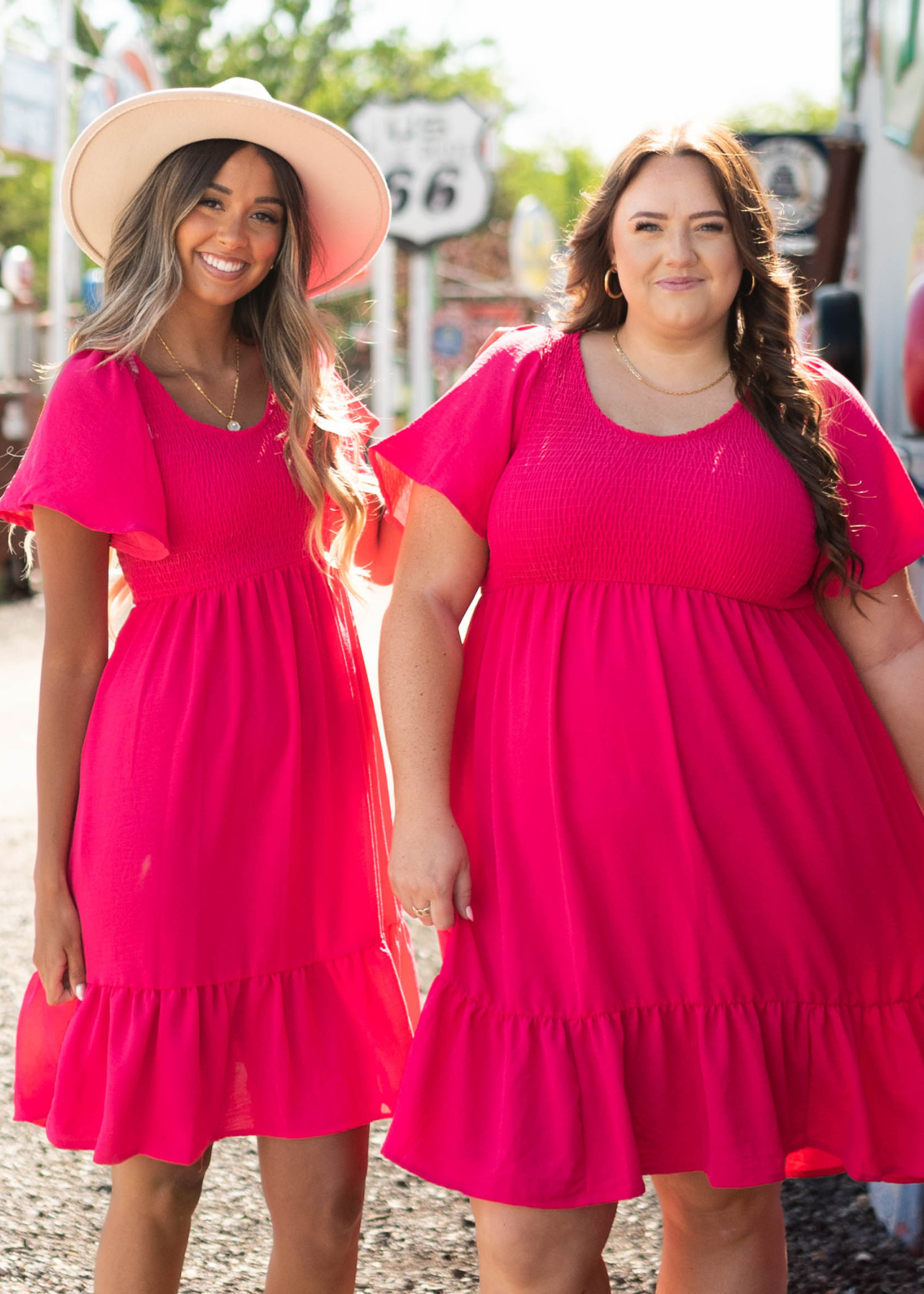 Elise Fuchsia Dress