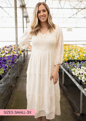 Maddison Cream Dress