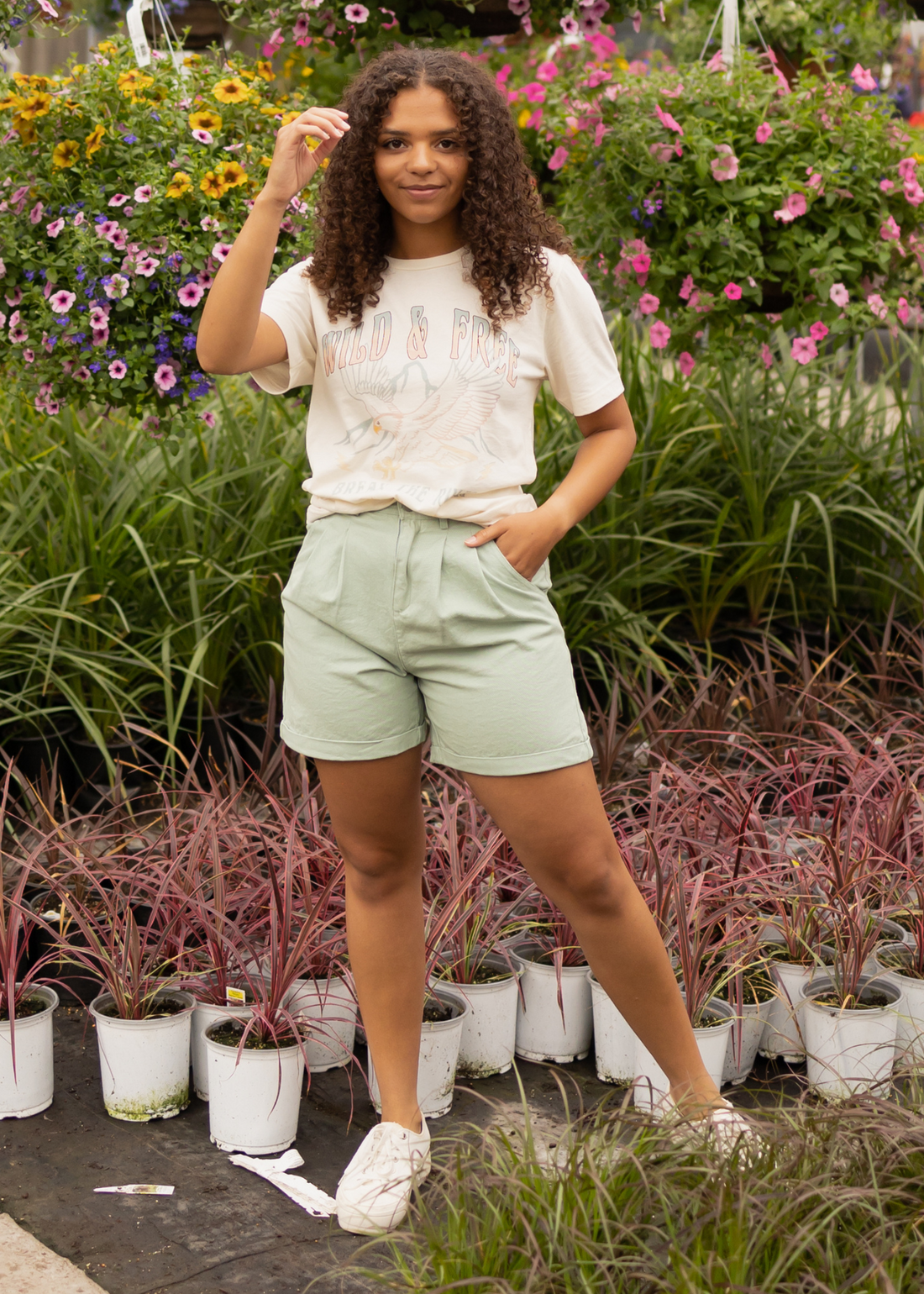 Tiffany Sage Shorts