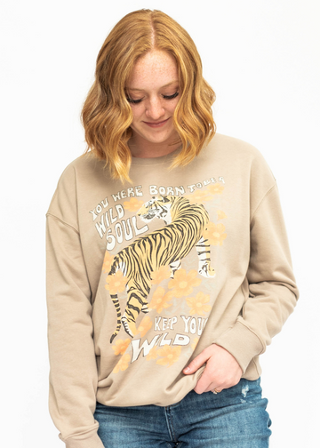 Wild Soul Mocha Pullover