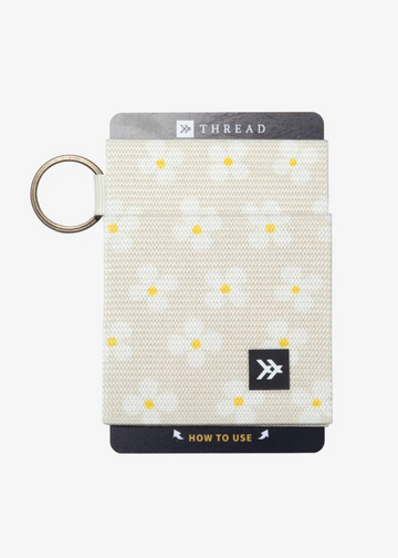 Thread Wallets Luna Beige Elastic Wallet