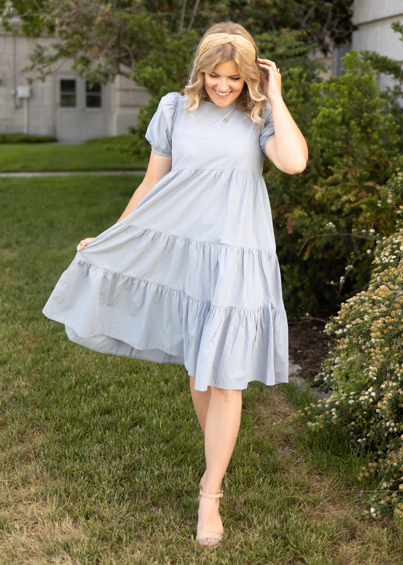 Talia Stone Blue Dress