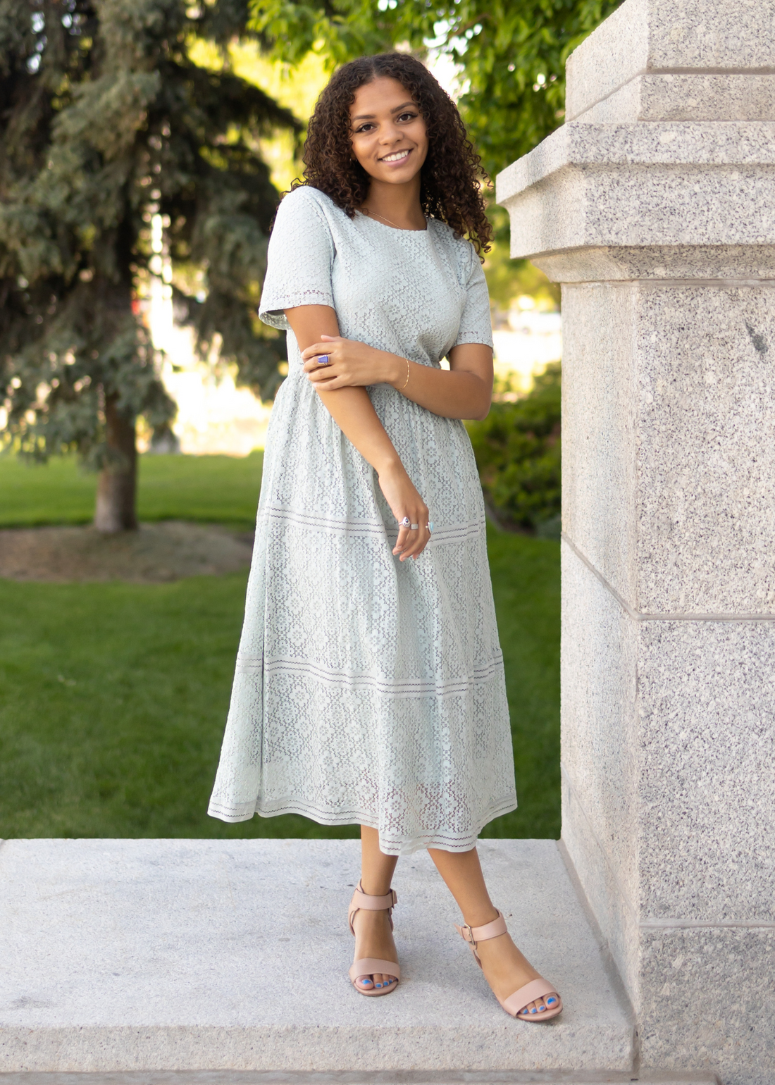 Selene Dusty Sage Dress