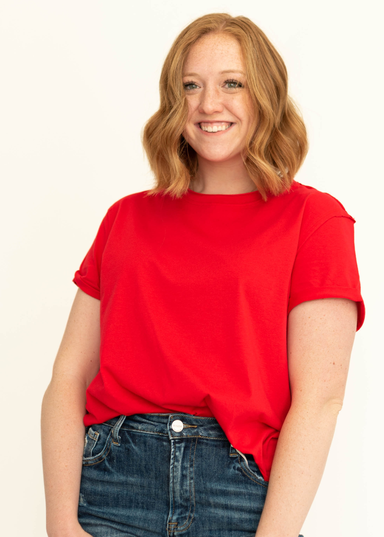 Ines Red Top