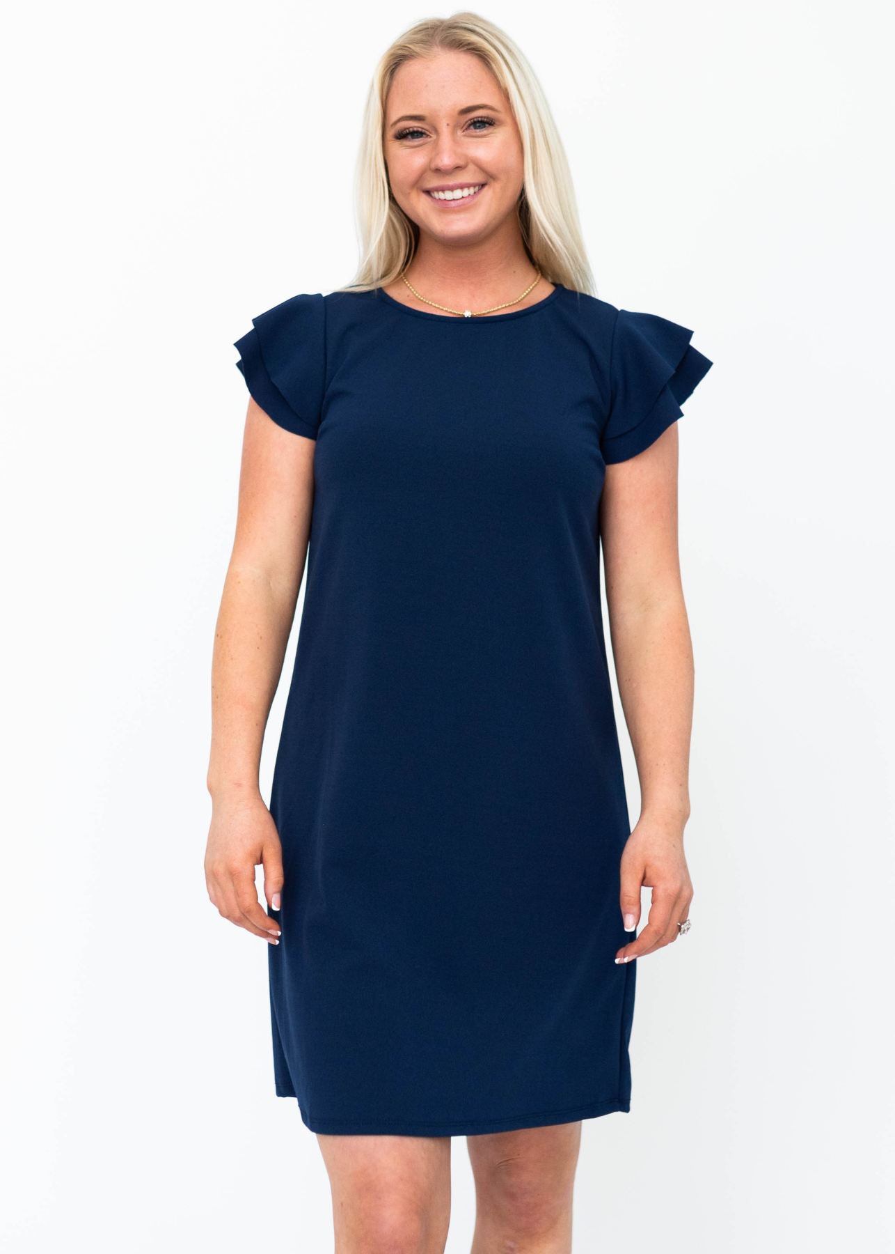 Katrina Navy Dress